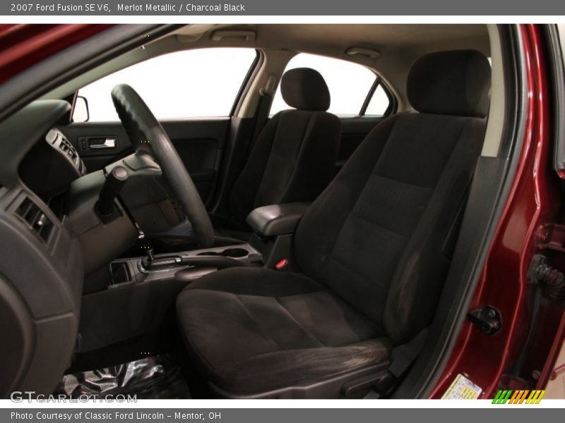 Merlot Metallic / Charcoal Black 2007 Ford Fusion SE V6