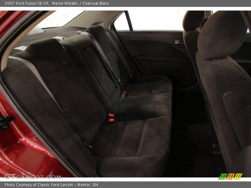 Merlot Metallic / Charcoal Black 2007 Ford Fusion SE V6
