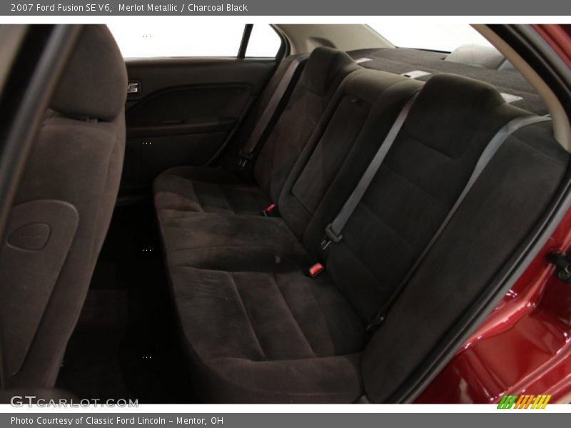 Merlot Metallic / Charcoal Black 2007 Ford Fusion SE V6