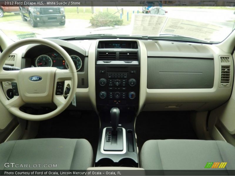 White Suede / Stone 2012 Ford Escape XLS