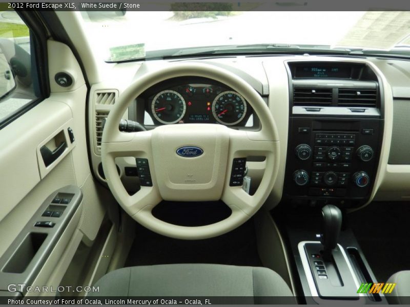 White Suede / Stone 2012 Ford Escape XLS