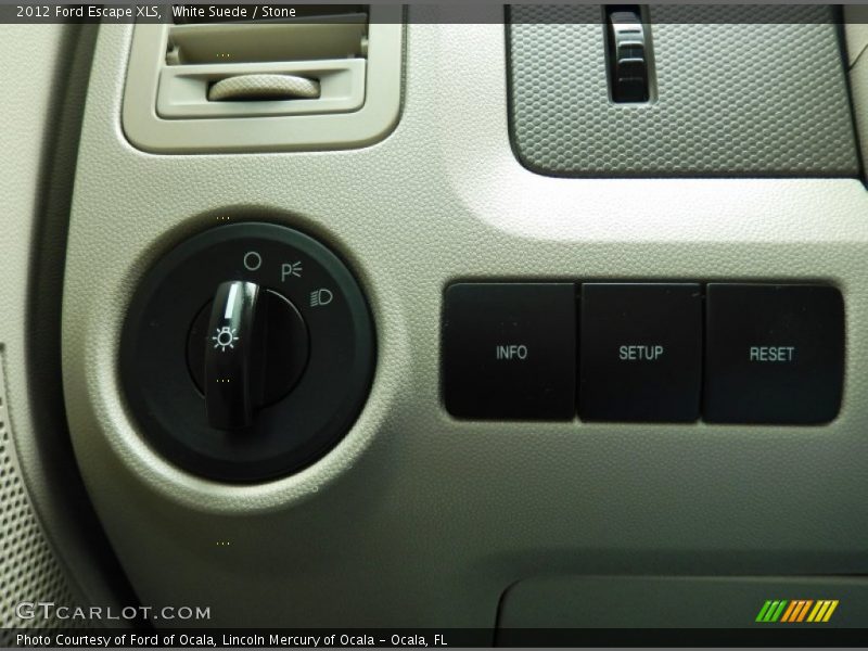 White Suede / Stone 2012 Ford Escape XLS