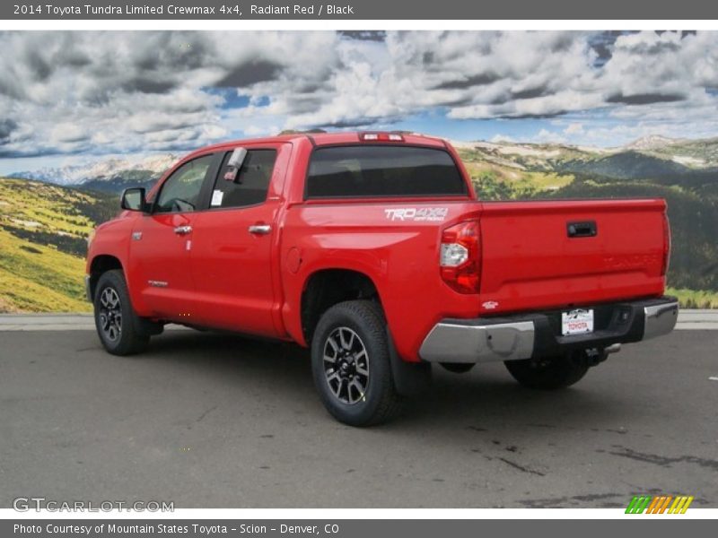 Radiant Red / Black 2014 Toyota Tundra Limited Crewmax 4x4