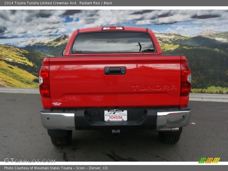 Radiant Red / Black 2014 Toyota Tundra Limited Crewmax 4x4