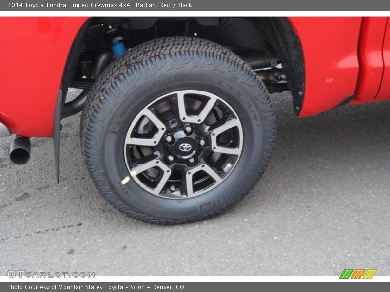 Radiant Red / Black 2014 Toyota Tundra Limited Crewmax 4x4