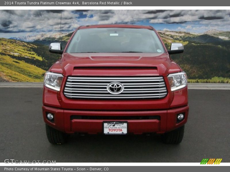 Barcelona Red Metallic / Black 2014 Toyota Tundra Platinum Crewmax 4x4