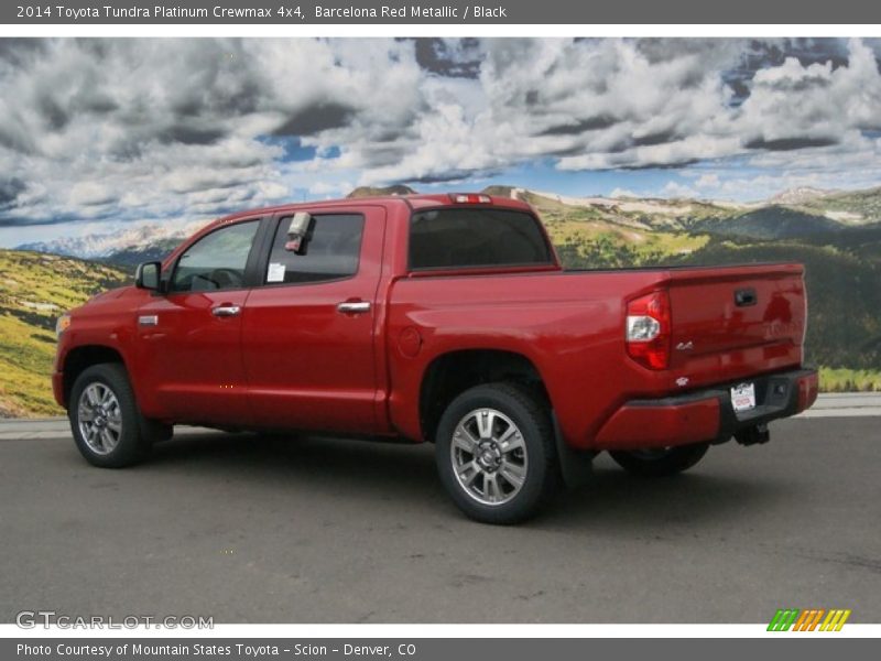 Barcelona Red Metallic / Black 2014 Toyota Tundra Platinum Crewmax 4x4