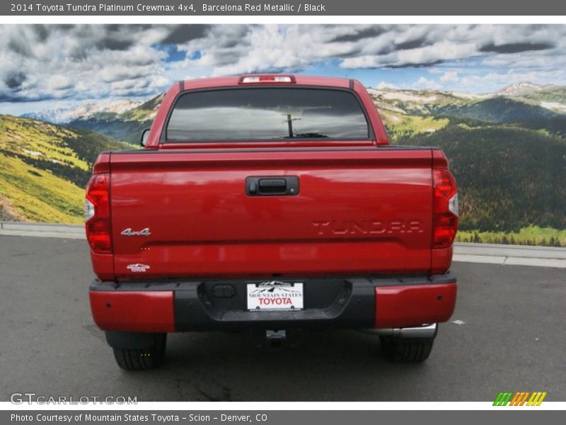 Barcelona Red Metallic / Black 2014 Toyota Tundra Platinum Crewmax 4x4