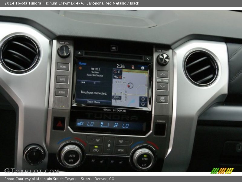Barcelona Red Metallic / Black 2014 Toyota Tundra Platinum Crewmax 4x4