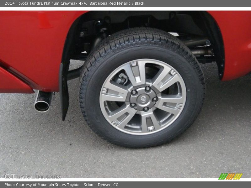 Barcelona Red Metallic / Black 2014 Toyota Tundra Platinum Crewmax 4x4