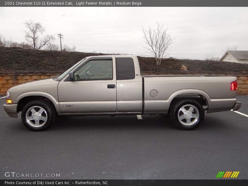  2001 S10 LS Extended Cab Light Pewter Metallic