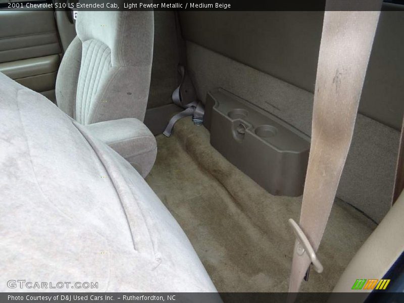 Light Pewter Metallic / Medium Beige 2001 Chevrolet S10 LS Extended Cab