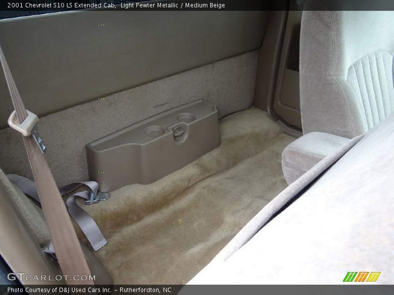 Light Pewter Metallic / Medium Beige 2001 Chevrolet S10 LS Extended Cab