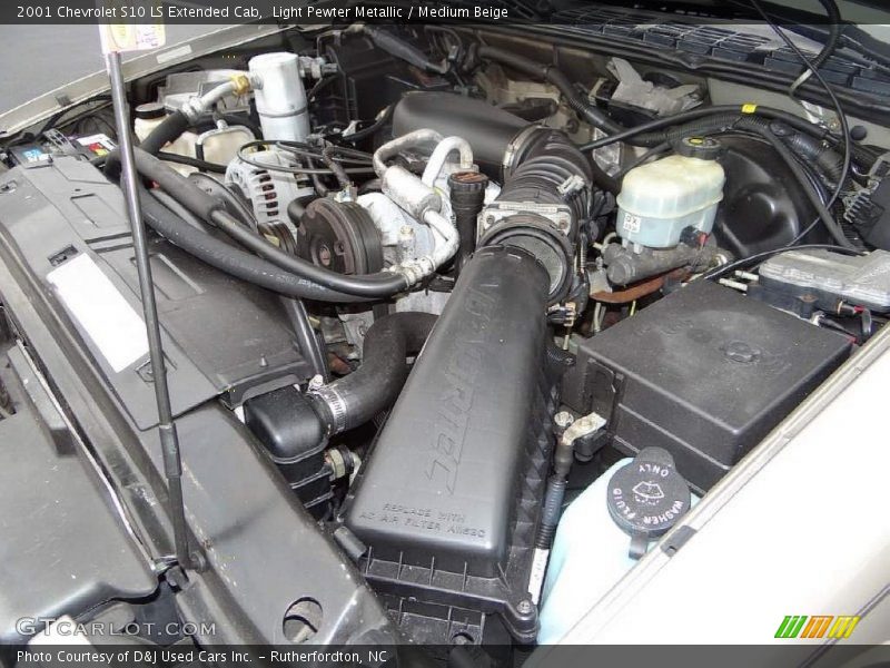  2001 S10 LS Extended Cab Engine - 4.3 Liter OHV 12-Valve Vortec V6