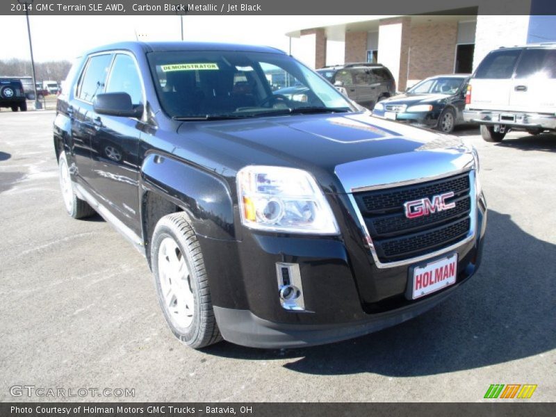 Carbon Black Metallic / Jet Black 2014 GMC Terrain SLE AWD