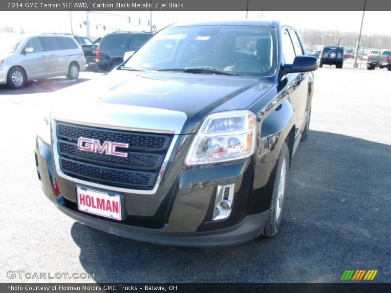 Carbon Black Metallic / Jet Black 2014 GMC Terrain SLE AWD