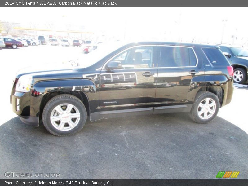 Carbon Black Metallic / Jet Black 2014 GMC Terrain SLE AWD