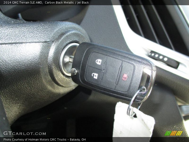 Carbon Black Metallic / Jet Black 2014 GMC Terrain SLE AWD