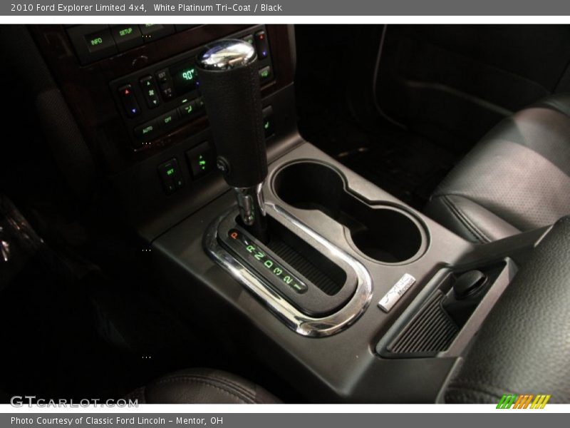 White Platinum Tri-Coat / Black 2010 Ford Explorer Limited 4x4