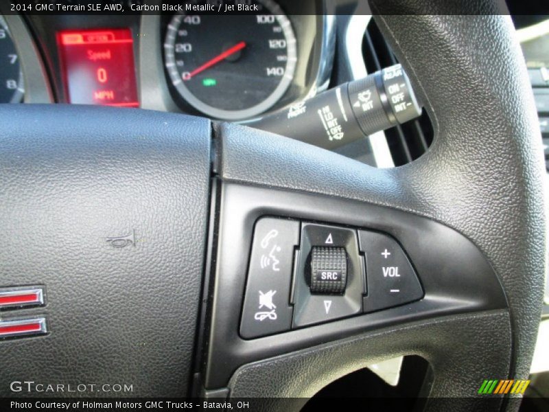 Carbon Black Metallic / Jet Black 2014 GMC Terrain SLE AWD