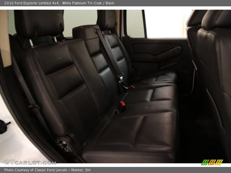 White Platinum Tri-Coat / Black 2010 Ford Explorer Limited 4x4
