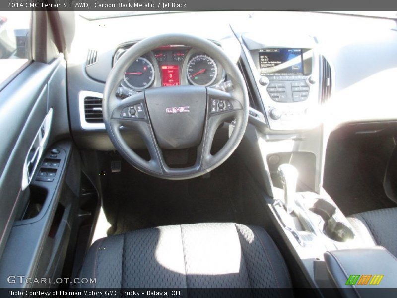 Carbon Black Metallic / Jet Black 2014 GMC Terrain SLE AWD