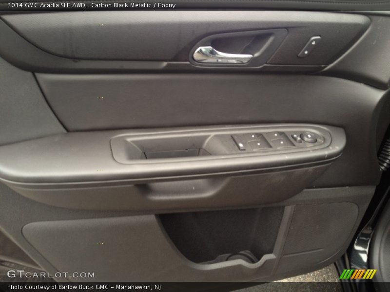 Carbon Black Metallic / Ebony 2014 GMC Acadia SLE AWD