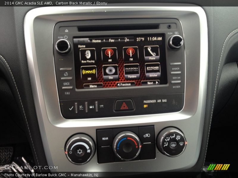 Carbon Black Metallic / Ebony 2014 GMC Acadia SLE AWD