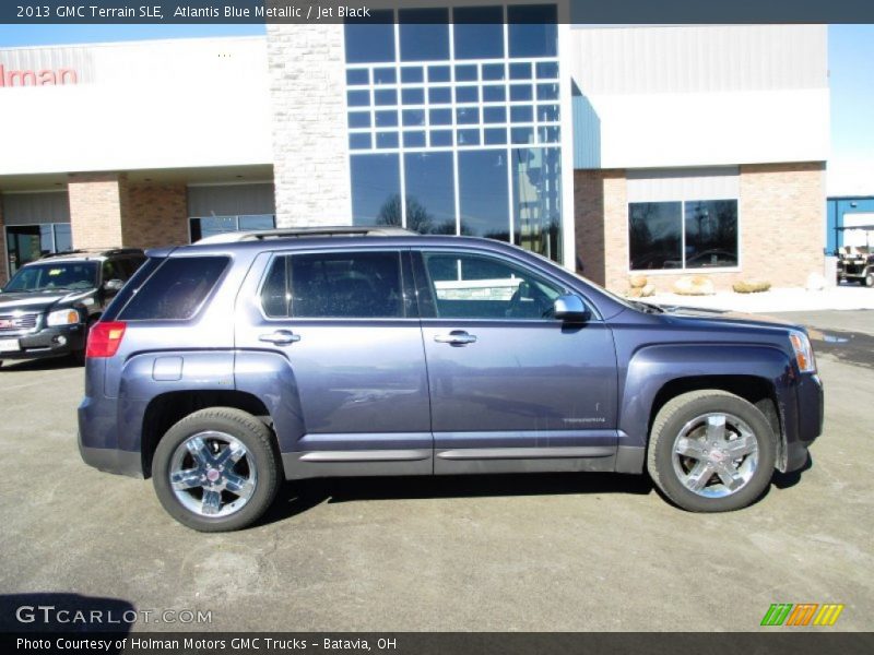 Atlantis Blue Metallic / Jet Black 2013 GMC Terrain SLE