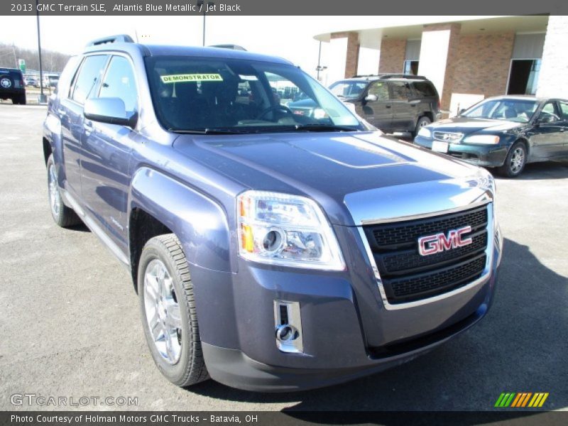 Atlantis Blue Metallic / Jet Black 2013 GMC Terrain SLE
