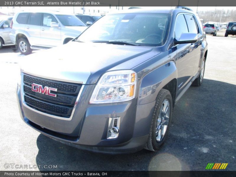 Atlantis Blue Metallic / Jet Black 2013 GMC Terrain SLE
