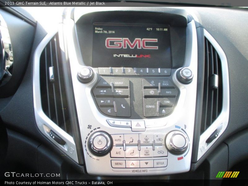 Atlantis Blue Metallic / Jet Black 2013 GMC Terrain SLE