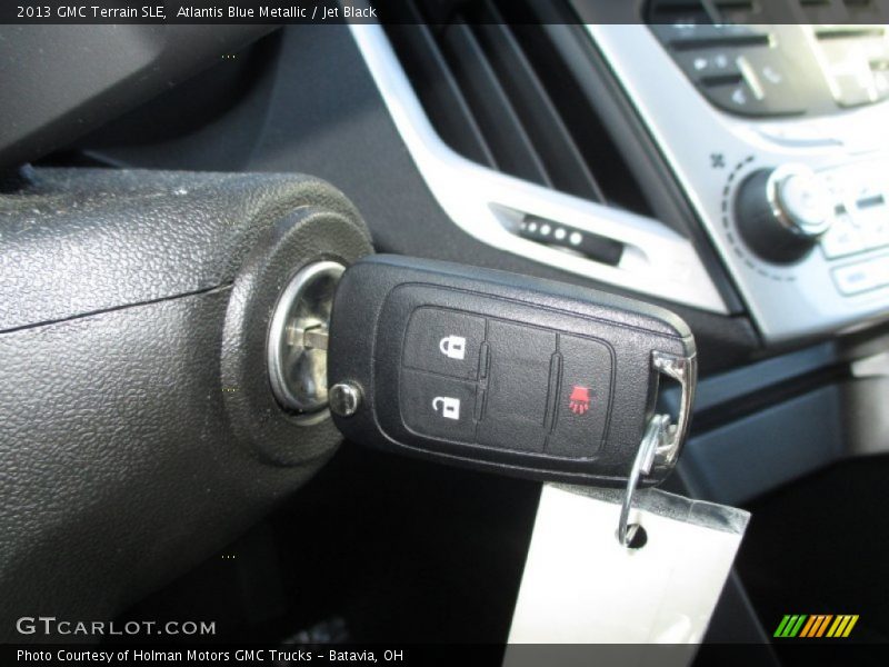 Atlantis Blue Metallic / Jet Black 2013 GMC Terrain SLE