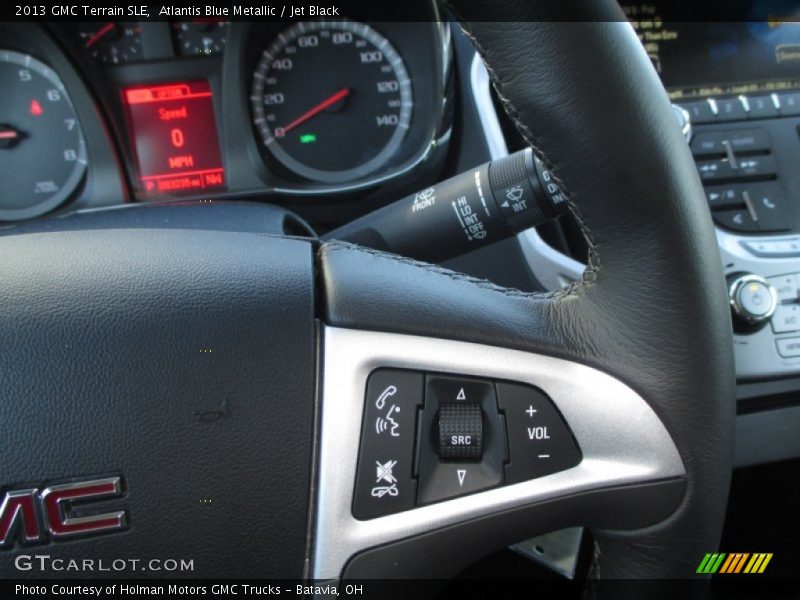 Atlantis Blue Metallic / Jet Black 2013 GMC Terrain SLE