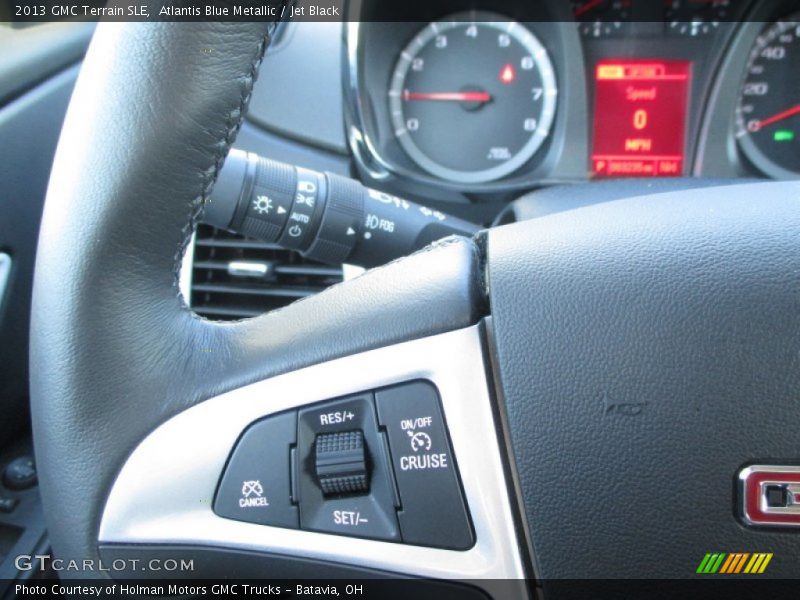 Atlantis Blue Metallic / Jet Black 2013 GMC Terrain SLE