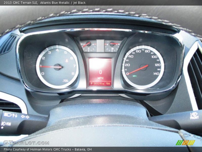 Atlantis Blue Metallic / Jet Black 2013 GMC Terrain SLE