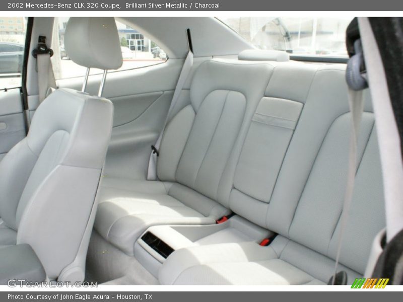 Brilliant Silver Metallic / Charcoal 2002 Mercedes-Benz CLK 320 Coupe