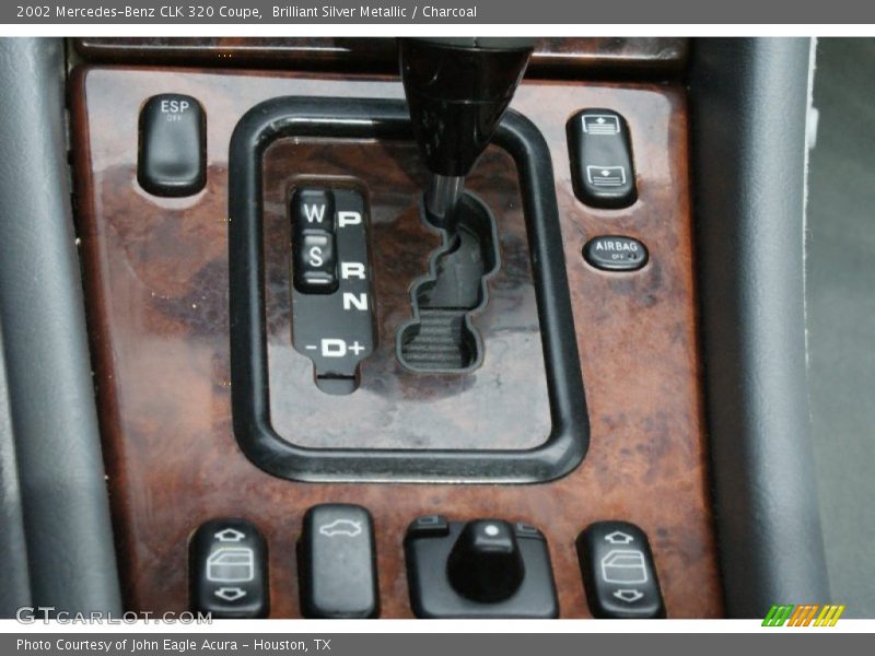 Brilliant Silver Metallic / Charcoal 2002 Mercedes-Benz CLK 320 Coupe