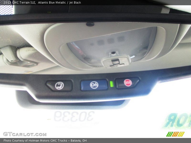 Atlantis Blue Metallic / Jet Black 2013 GMC Terrain SLE