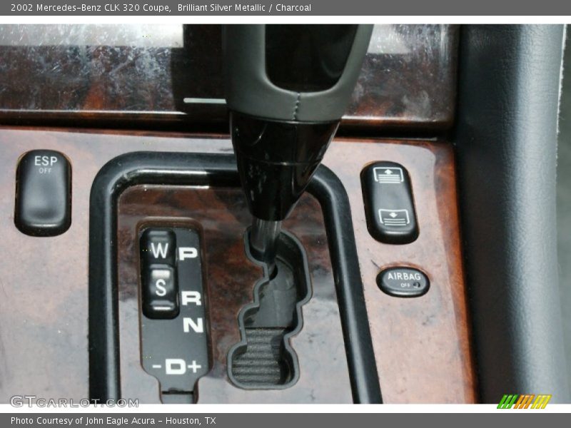 Brilliant Silver Metallic / Charcoal 2002 Mercedes-Benz CLK 320 Coupe