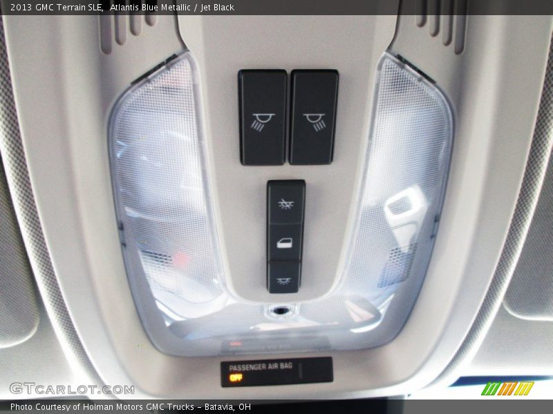 Atlantis Blue Metallic / Jet Black 2013 GMC Terrain SLE