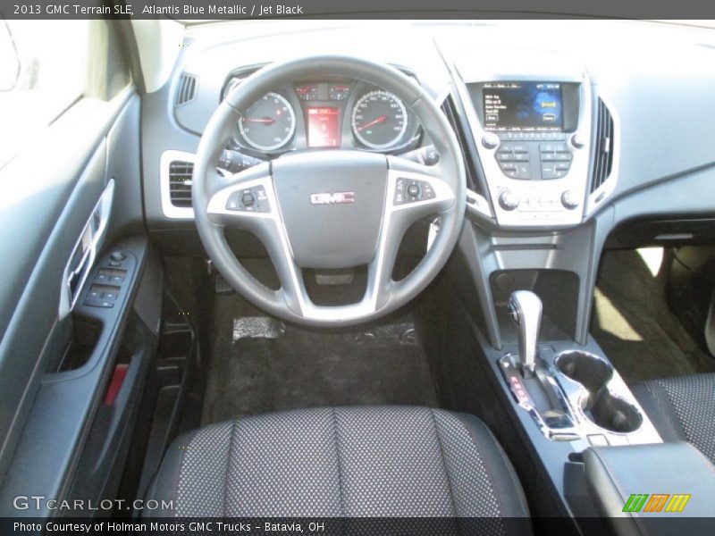 Atlantis Blue Metallic / Jet Black 2013 GMC Terrain SLE
