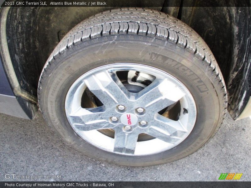 Atlantis Blue Metallic / Jet Black 2013 GMC Terrain SLE