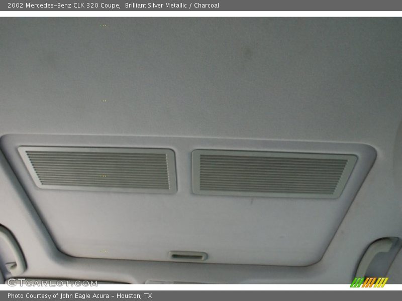 Brilliant Silver Metallic / Charcoal 2002 Mercedes-Benz CLK 320 Coupe