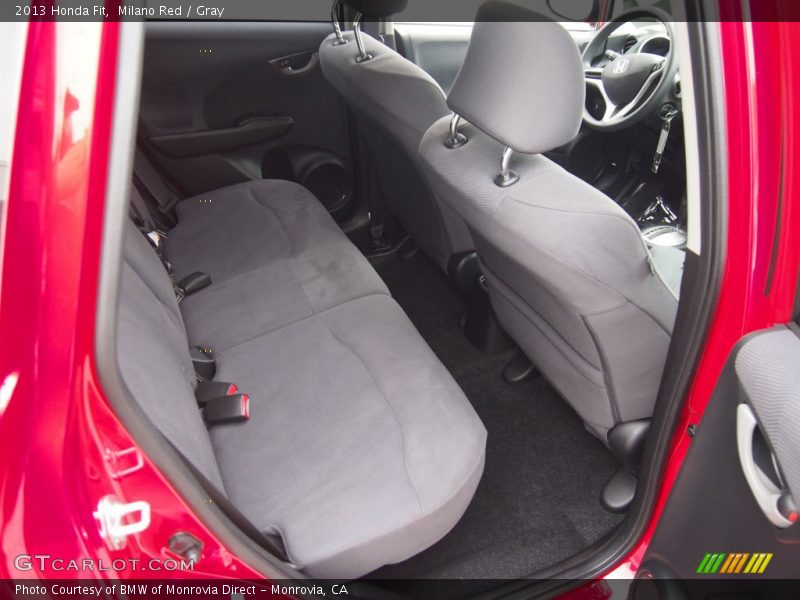 Milano Red / Gray 2013 Honda Fit