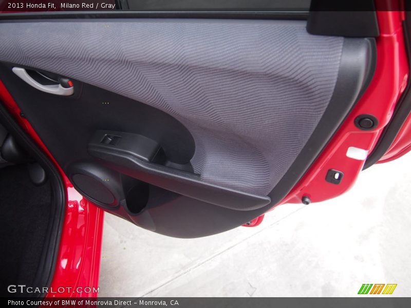 Milano Red / Gray 2013 Honda Fit
