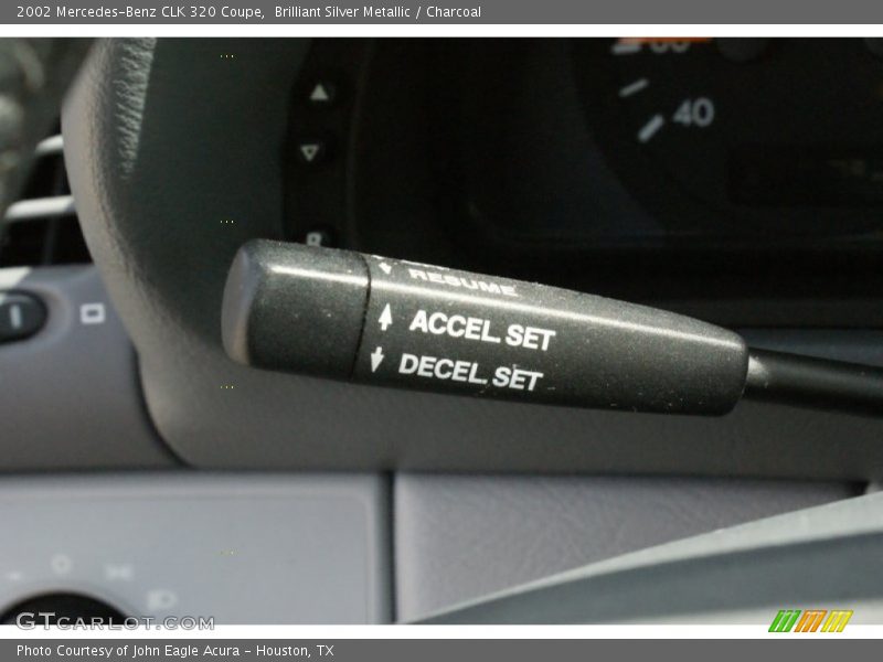 Brilliant Silver Metallic / Charcoal 2002 Mercedes-Benz CLK 320 Coupe