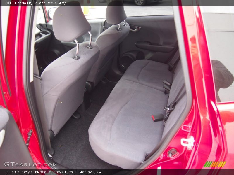 Milano Red / Gray 2013 Honda Fit