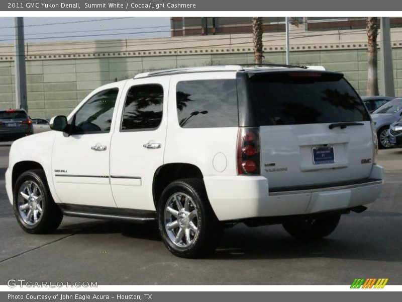 Summit White / Cocoa/Light Cashmere 2011 GMC Yukon Denali