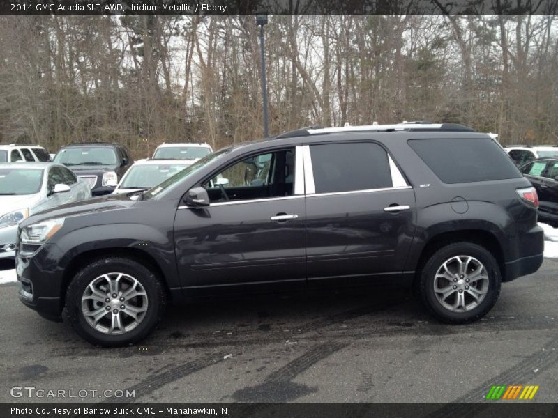 Iridium Metallic / Ebony 2014 GMC Acadia SLT AWD